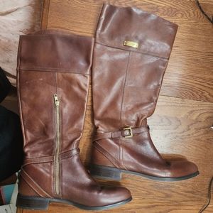 Coach Tall Brown Boot- Size 11 Wide Calf